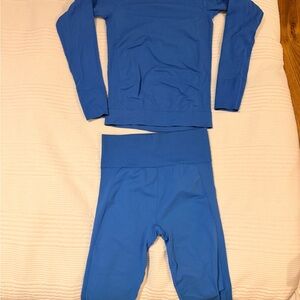 Blue Halfdays Base Layer Set